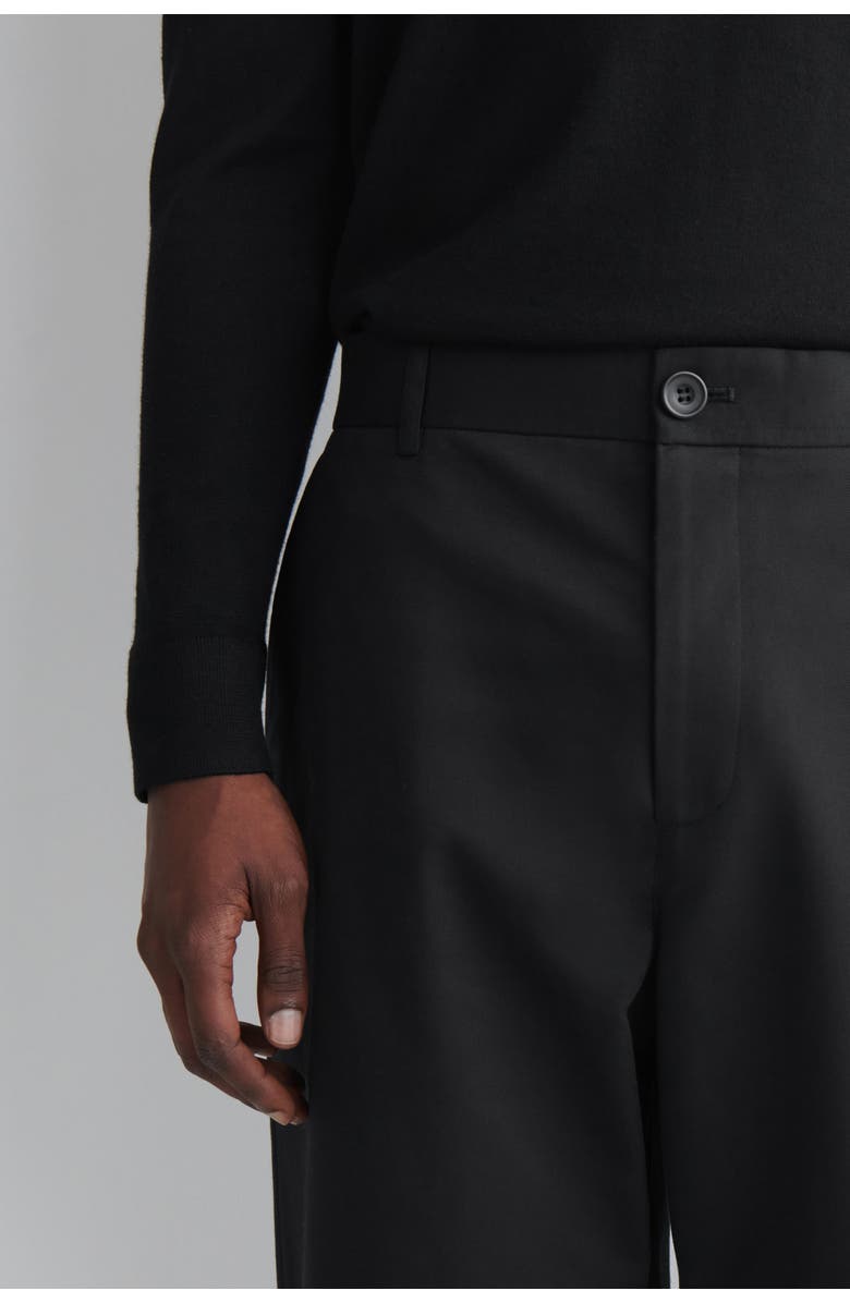 COS Cotton Straight-Leg Chinos, Alternate, color, Black