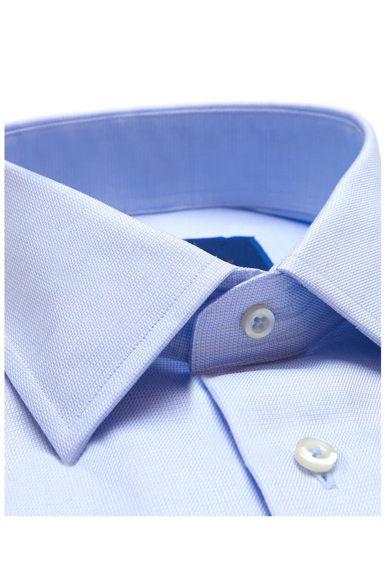 Slim Fit Dobby Weave Dress Shirt, Alternate, color, SKY
