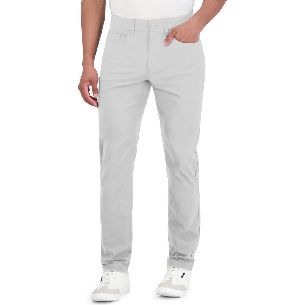 Ben Sherman Solid 4-way-stretch Tech Golf Pants In Light Grey