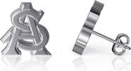 DAYNA DESIGNS Arizona State Sun Devils Team Logo Silver Post Earrings