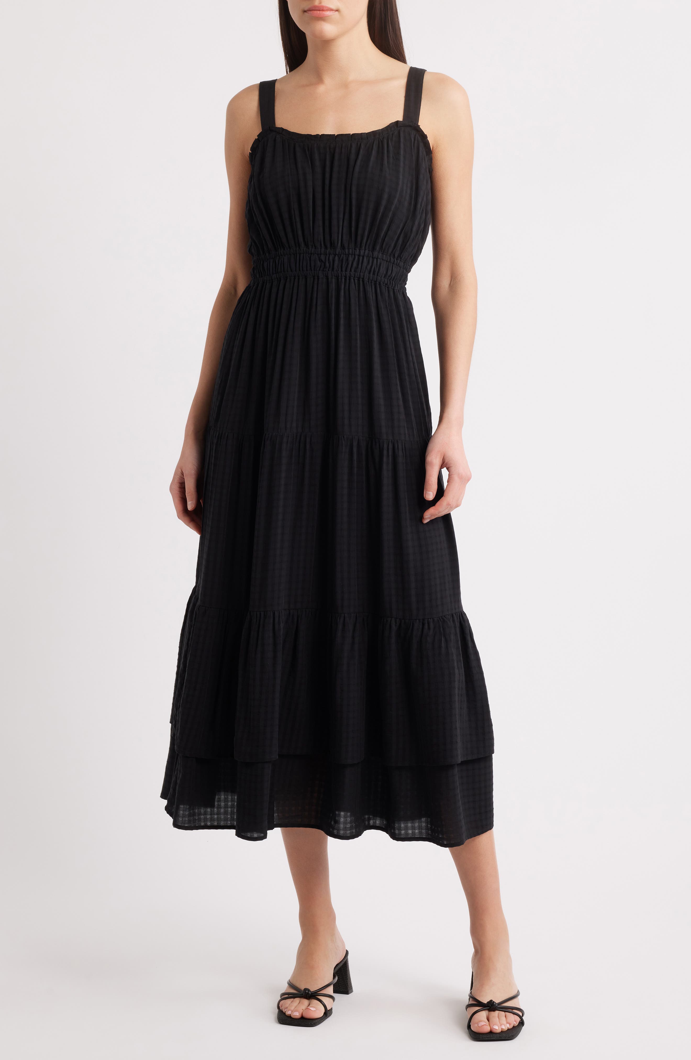 PAIGE Persimmon Sleeveless Maxi Dress