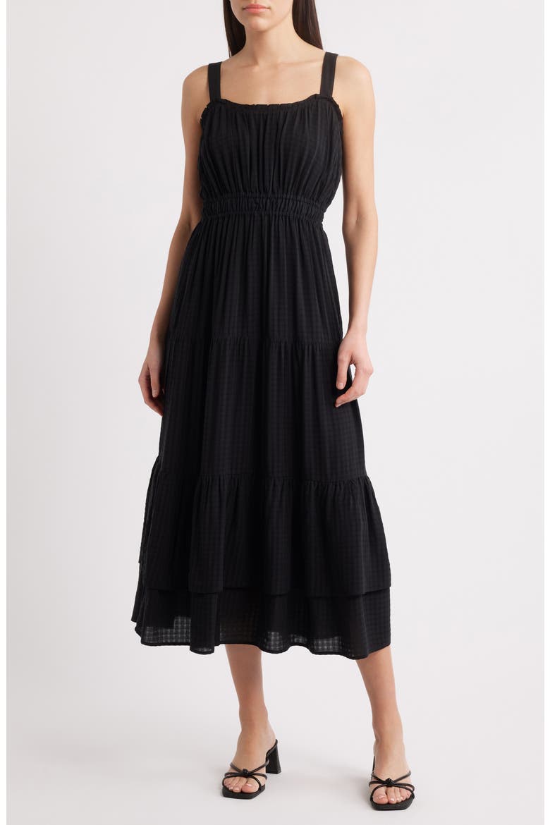Persimmon Sleeveless Maxi Dress, Main, color, BLACK