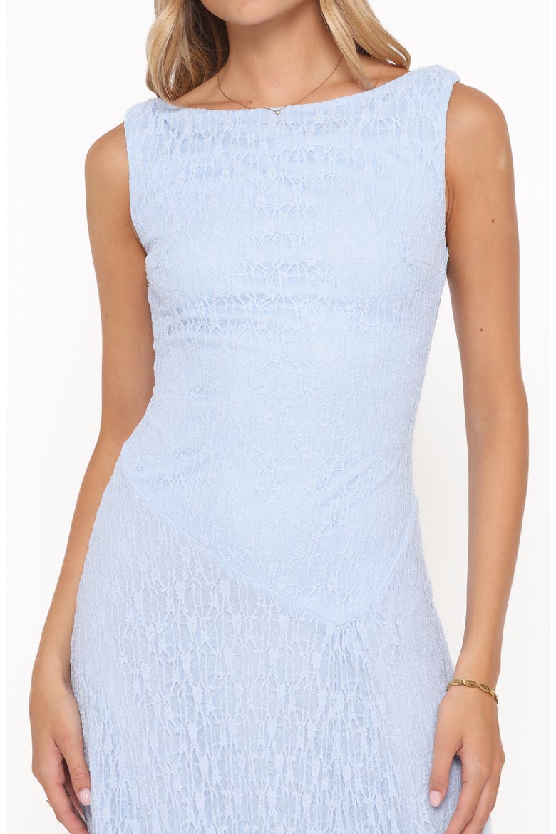 harris cotton dress Harrisine Pinstripe Mini for Women in Sky Lagoon, Size: 2XS, by LoveShackFancy ROTATE Chiffon Ruffle Slip luxire:formality-fabric:3 Style:Slim A-Line The printed sleeveless A