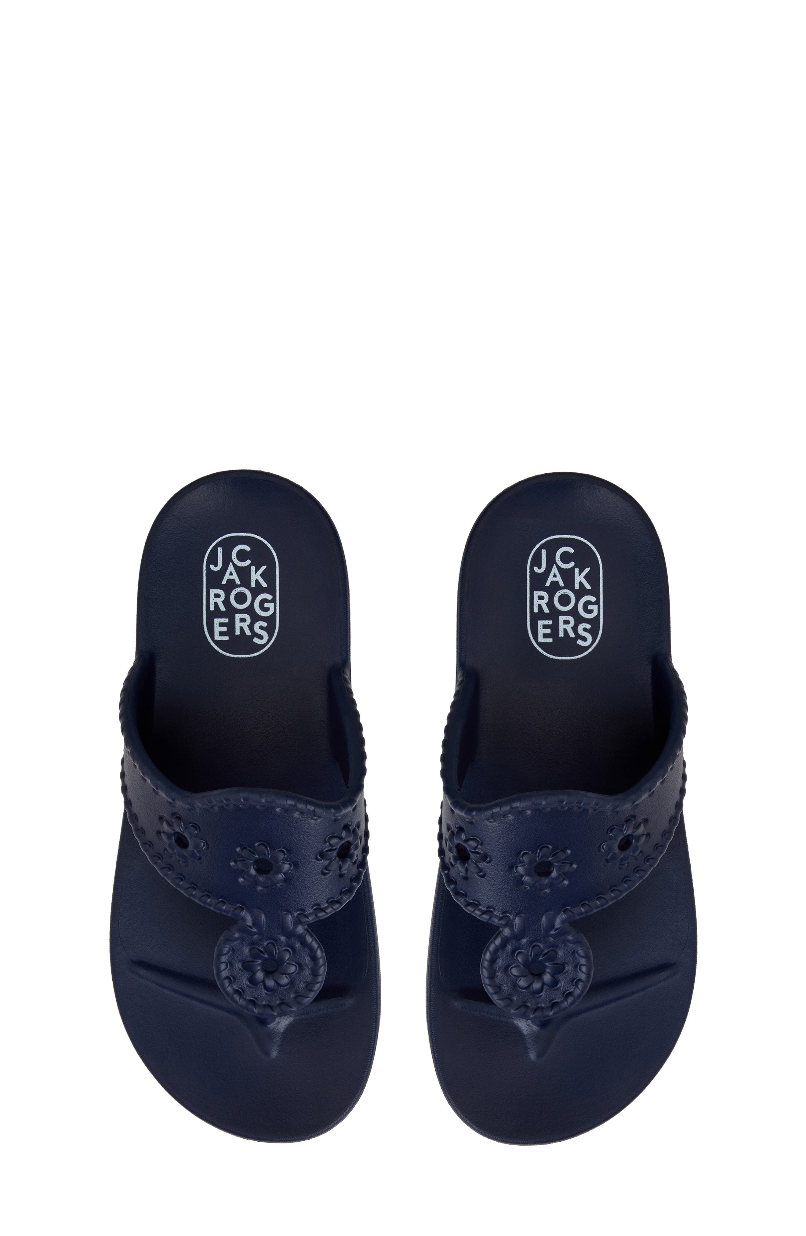 Jack Rogers Kids' Jacks Flip Flop, Alternate, color, Navy