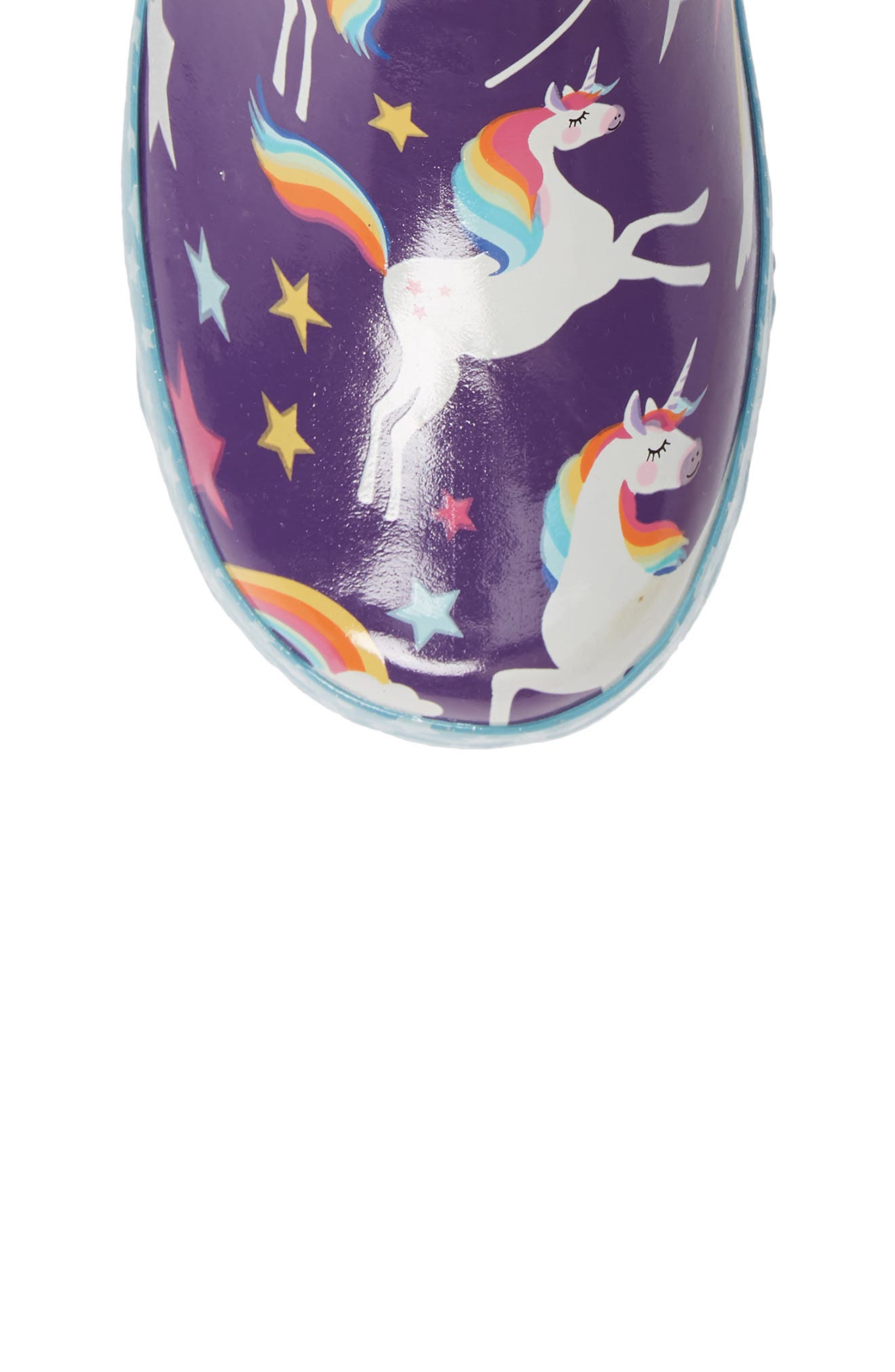 Western Chief Unicorn Rain Boot, Alternate, color, Purple