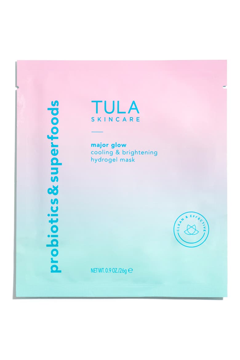 Major Glow Cooling & Brightening Hydrogel Mask (Limited Edition), Main, color, NO COLOR