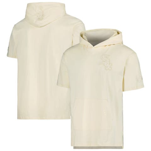 Men's Pro Standard Cream Chicago White Sox Neutral Short Sleeve Hoodie T-Shirt