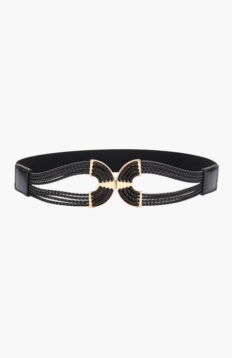 Women's Symmetrical Buckle Waist Belt