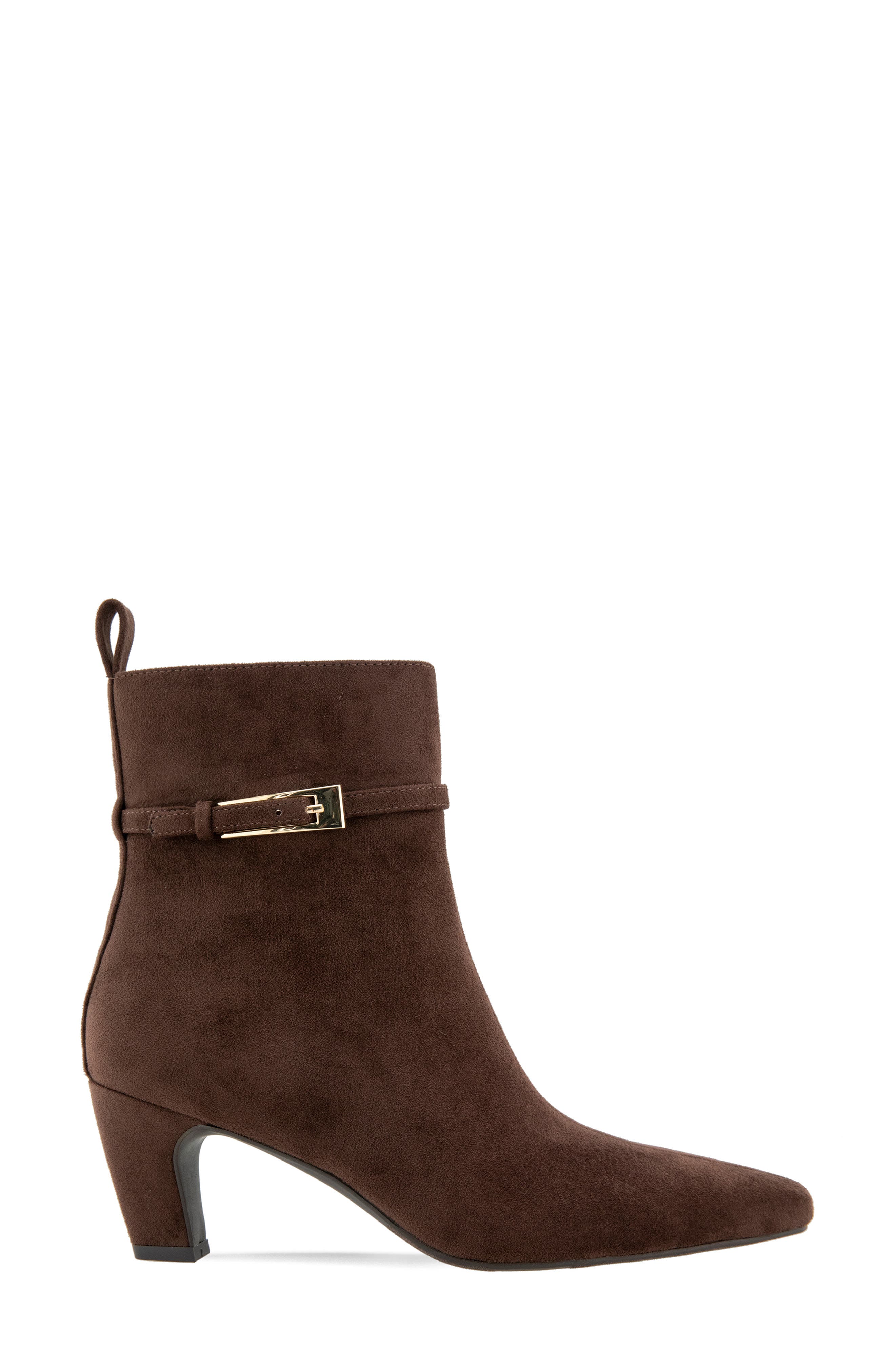 Xion Faux Leather Bootie, Alternate, color, DARK BROWN