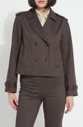 Lysse Thora Ponte Crop Trench Jacket