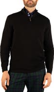TailorByrd Fine Knit Quarter Zip Sweater