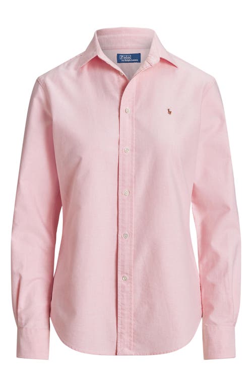 Polo Ralph Lauren Slim Fit Cotton Oxford Button-up Shirt In Pink