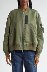 Sacai Nylon Twill Bomber Jacket