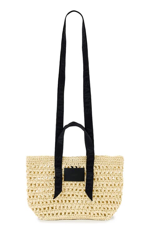 Mini Celayne Straw Tote
