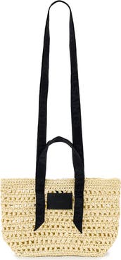 AllSaints Mini Celayne Straw Tote
