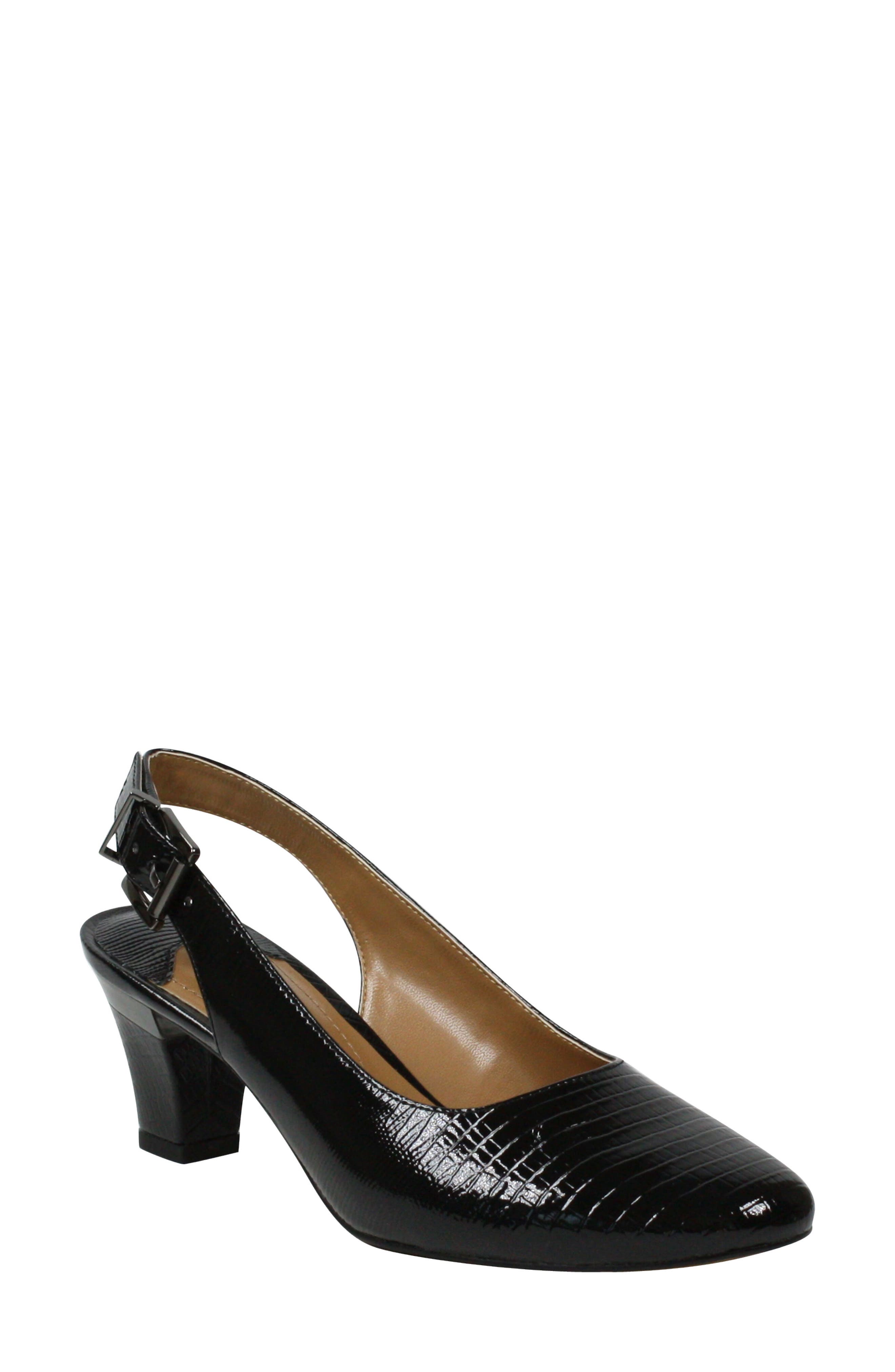 J. Reneé Malree Slingback Pump, Main, color, Black