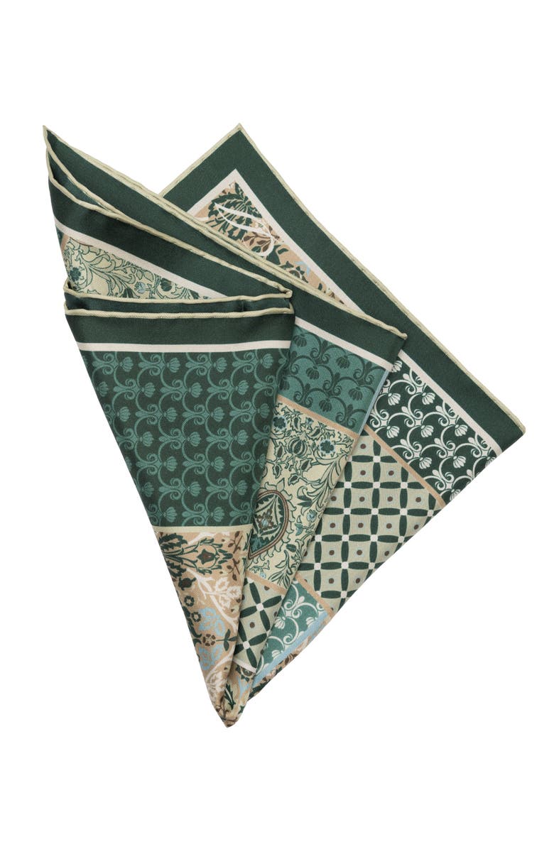 Elizabetta Portici - Silk Pocket Square for Men, Alternate, color,