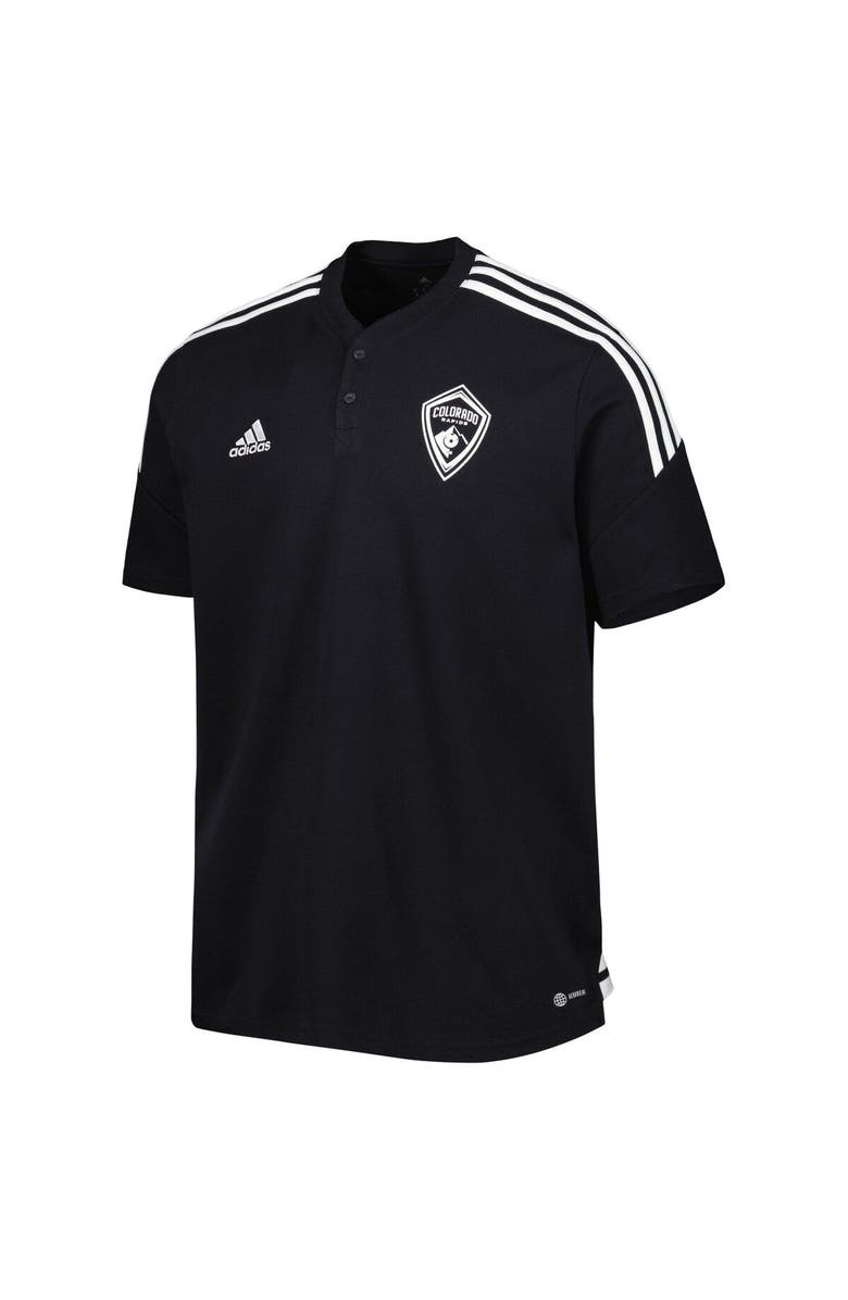 adidas Men's adidas Black Colorado Rapids Henley AEROREADY Polo, Alternate, color, 