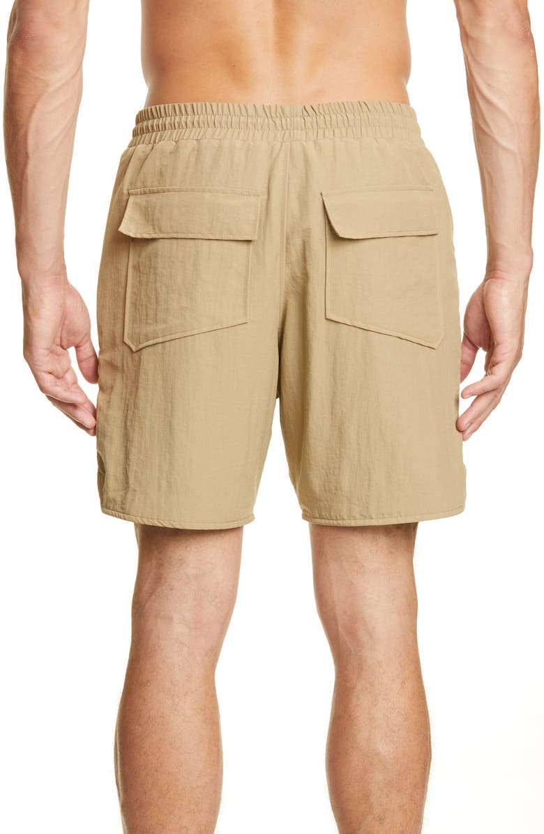Rhude Logo Swim Trunks, Alternate, color,