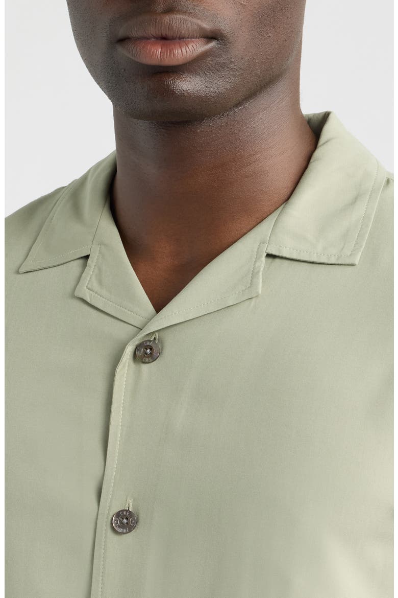Valbonne Solid Camp Shirt, Alternate, color, SAGE- 16