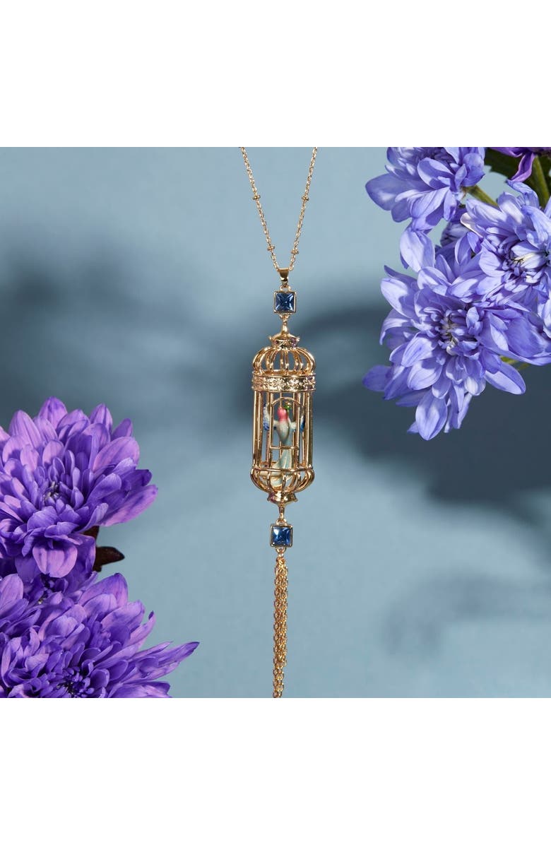 Bill Skinner Studio Bird Cage Drop Pendant - Small, Alternate, color, Bird Cage