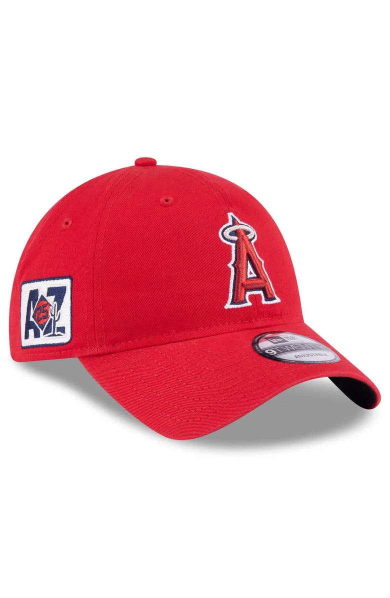 New Era Youth New Era  Red Los Angeles Angels 2025 Spring Training 9TWENTY Adjustable Hat, Main, color, 