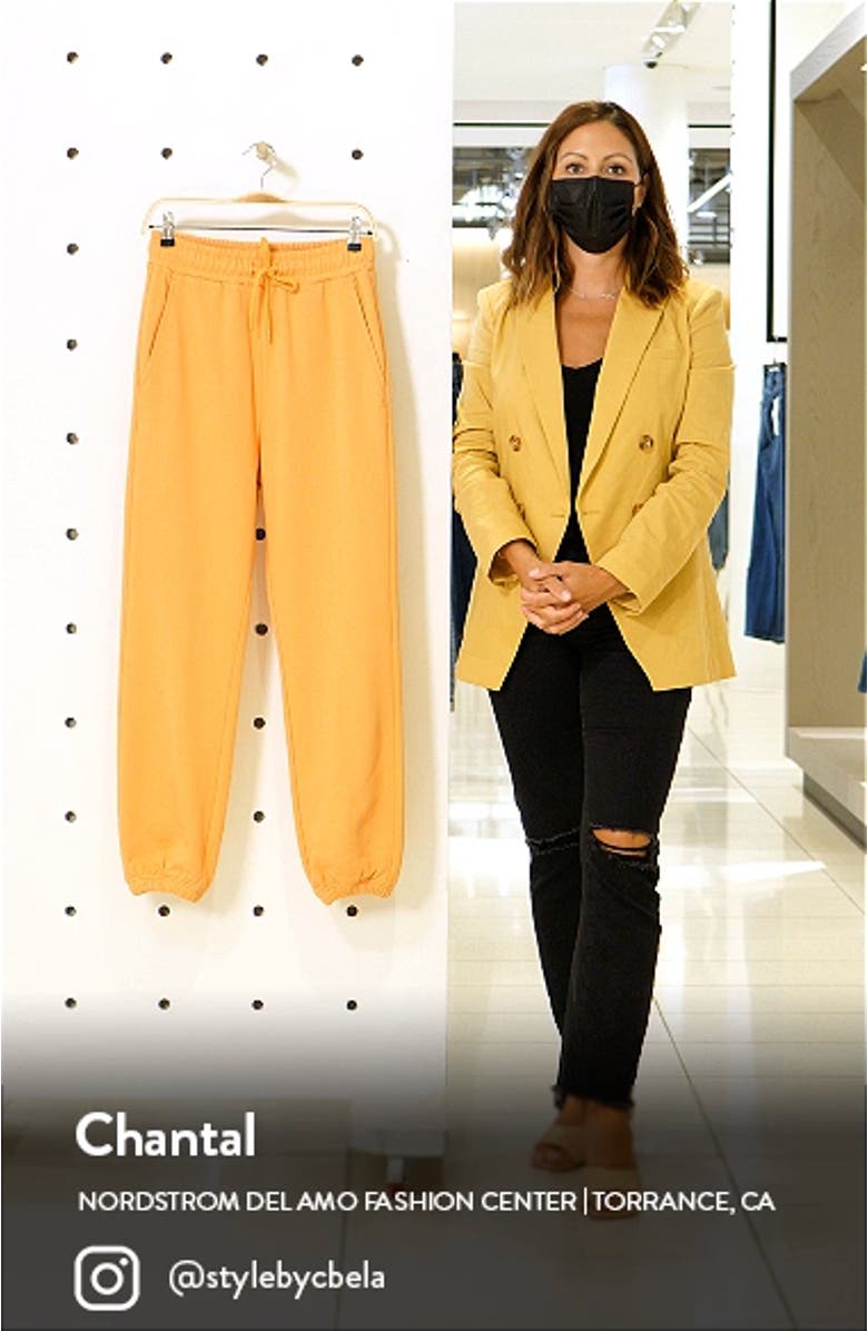 We Wore What Drawstring Cotton Sweatpants, sales video thumbnail