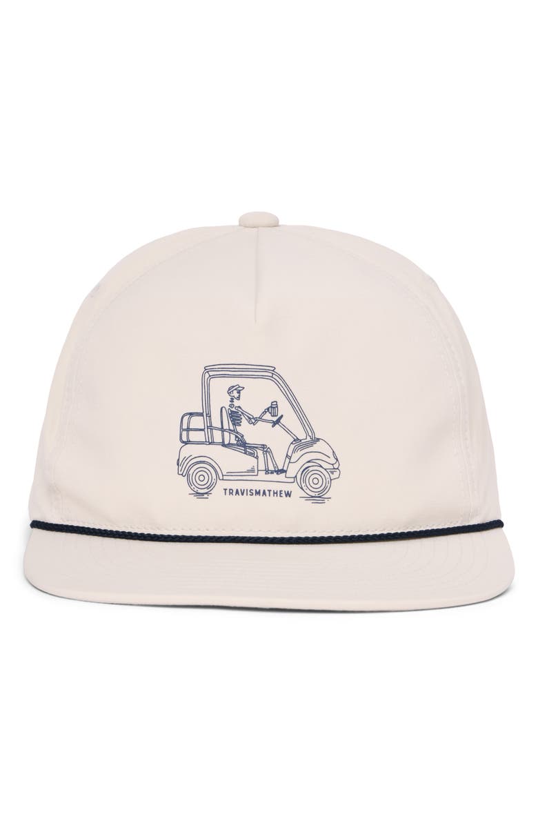 TravisMathew Lost Mapes Snapback Golf Cap, Alternate, color, Moonbeam
