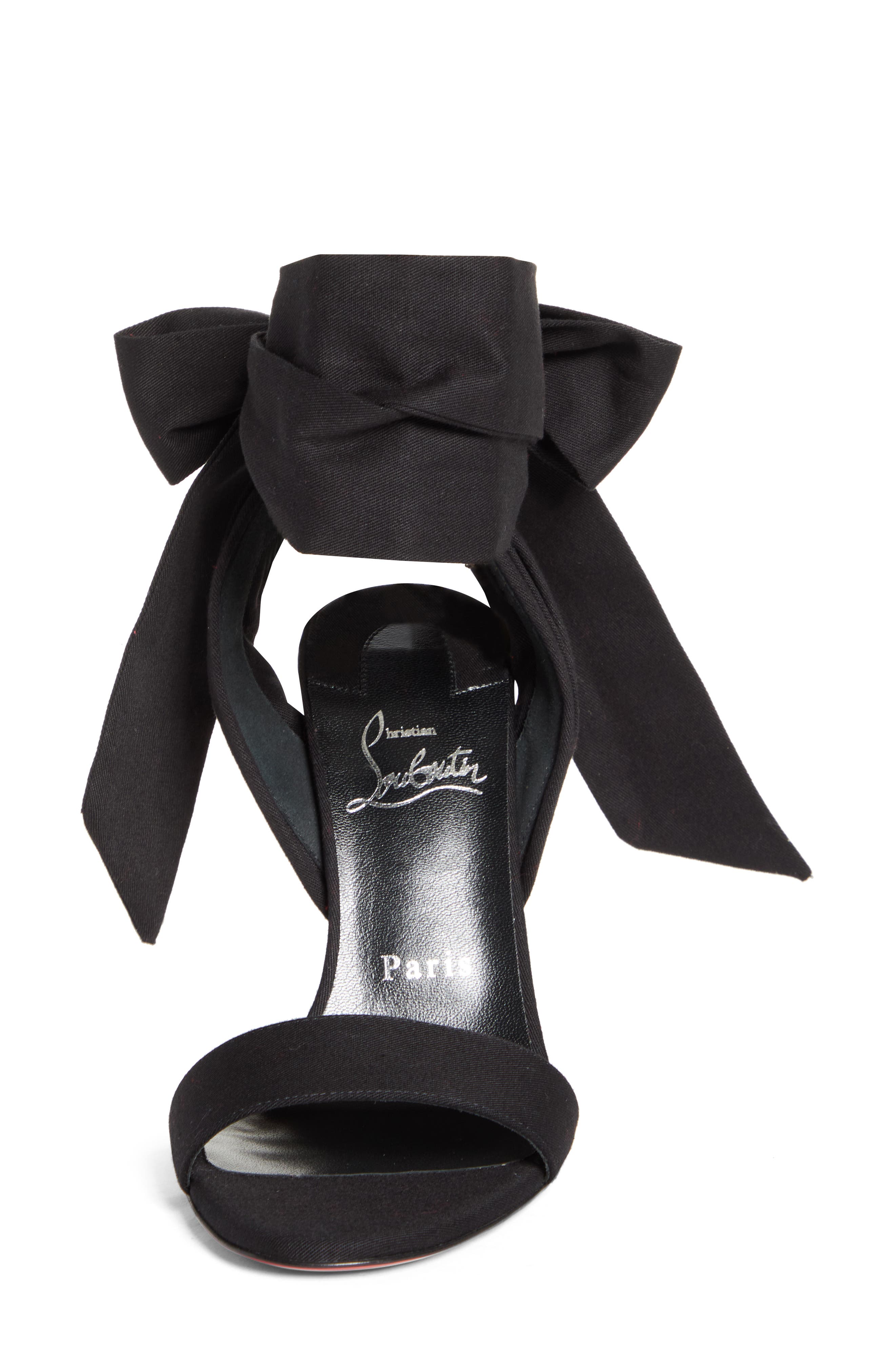 Christian Louboutin Sandale du Désert Ankle Tie Sandal, Alternate, color, 