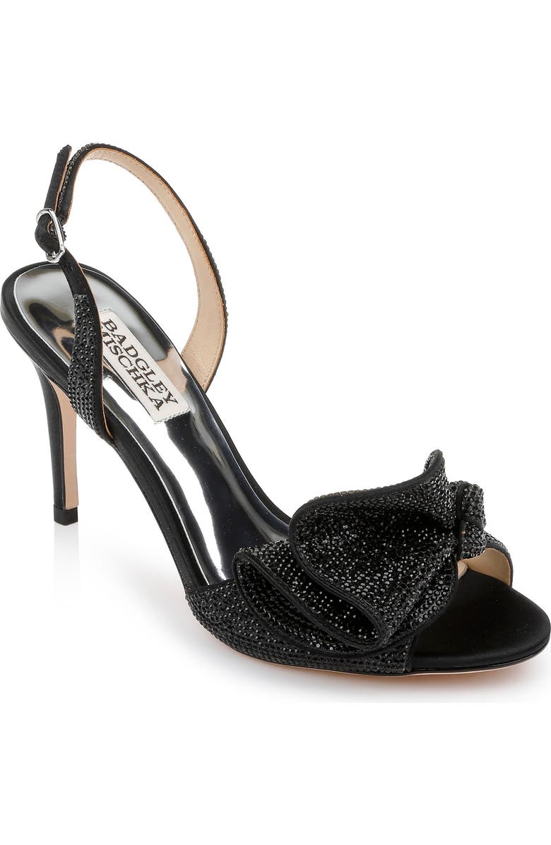 Badgley Mischka Collection Rennie Embellished Slingback Sandal, Main, color,