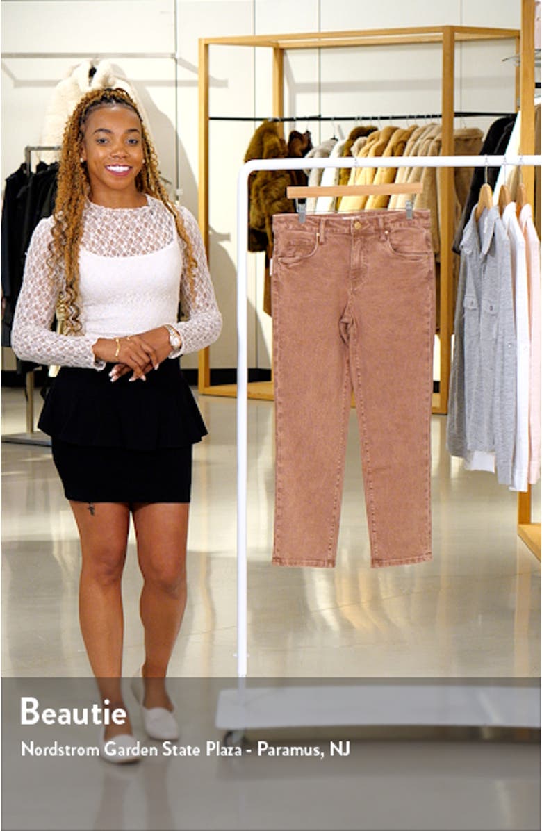 Reese High Waist Ankle Straight Leg Jeans, sales video thumbnail
