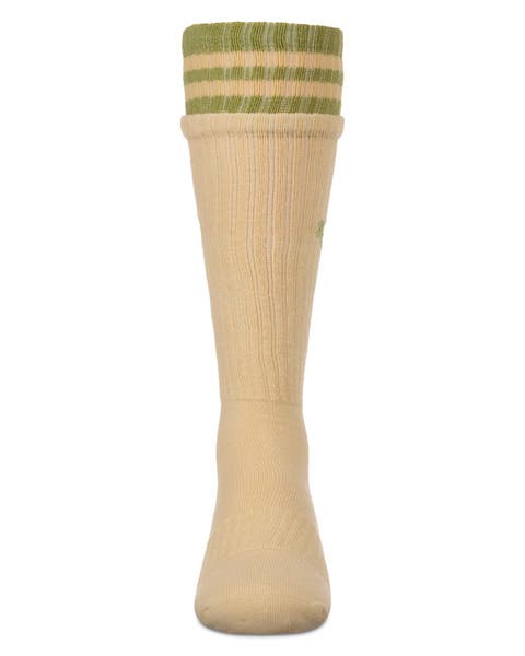 Ribbed Heart and Stripes Knee Sock (Little Kid & Big Kid)