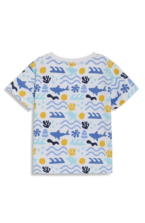 Jojo Maman Bébé Jojo Maman Bebe Sea Ocean T-shirt & Shorts Set In Blue