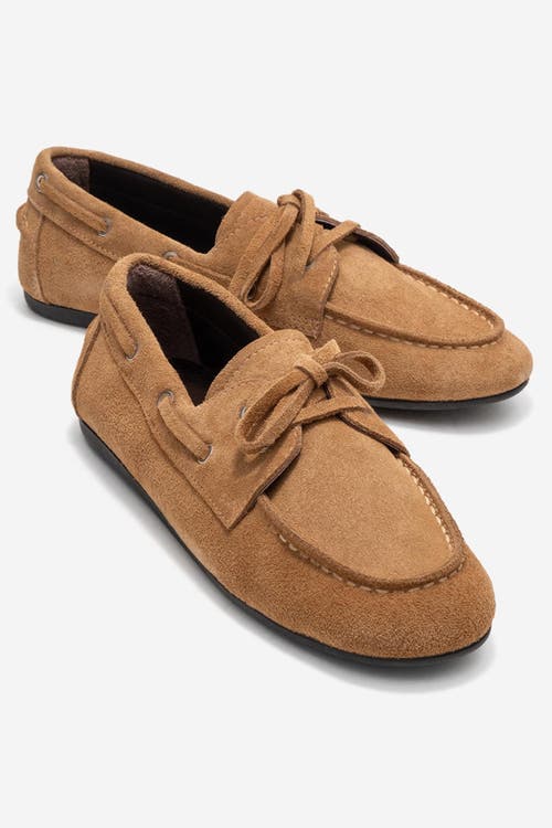 Forever & Always Shoes Serelis Leather Lace Up Loafer In Multi