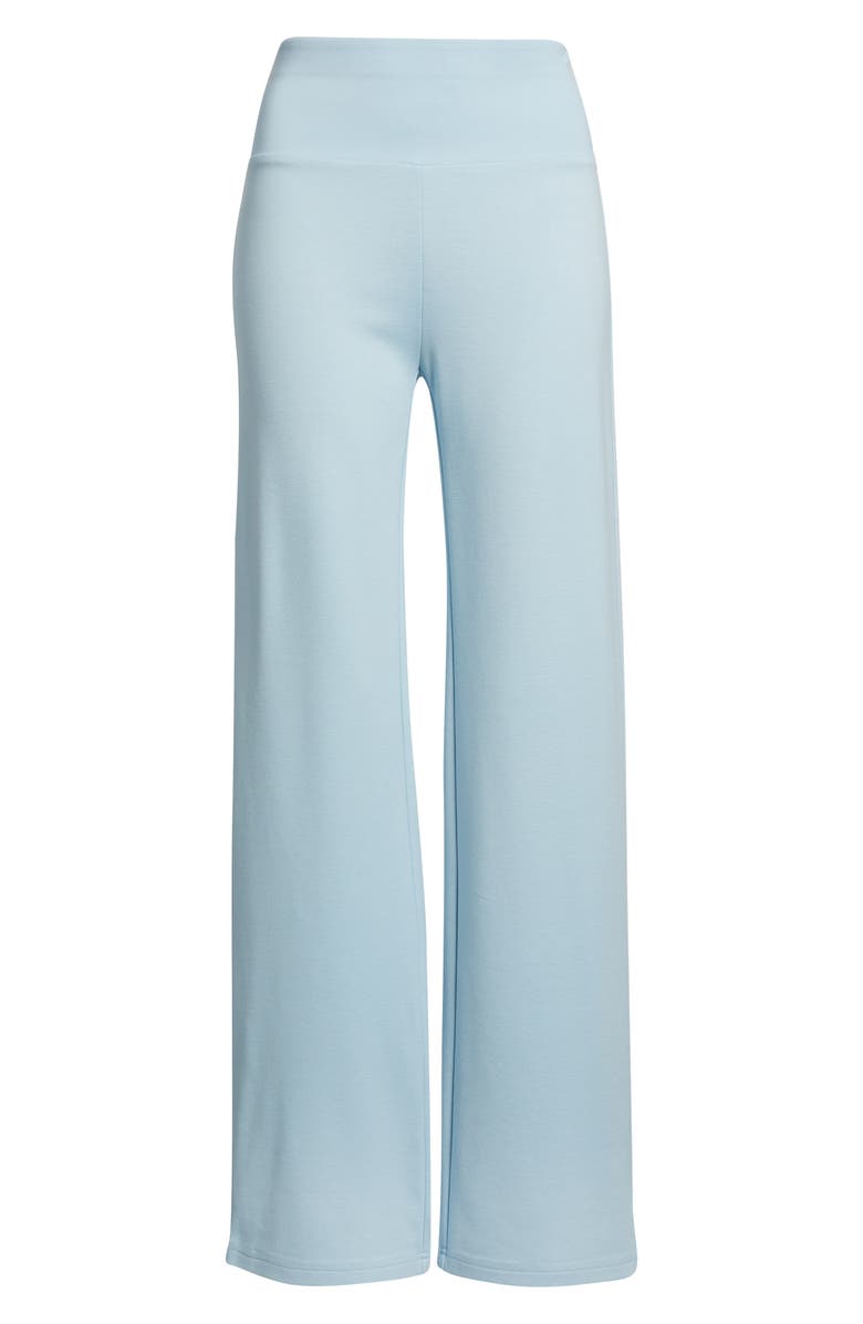 AK ANNE KLEIN High Waist Pull-On Pants, Alternate, color, Opal Blue