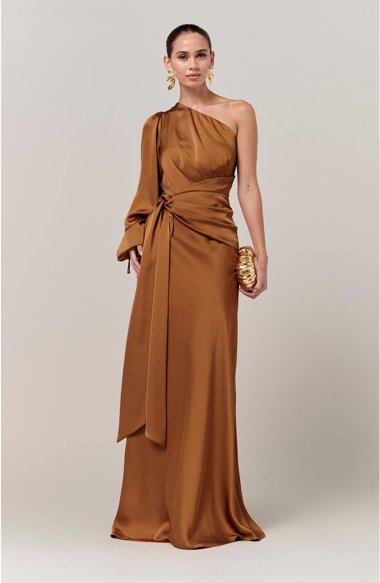 SAVEL Pollie Maxi Dress, Alternate, color, Bronze