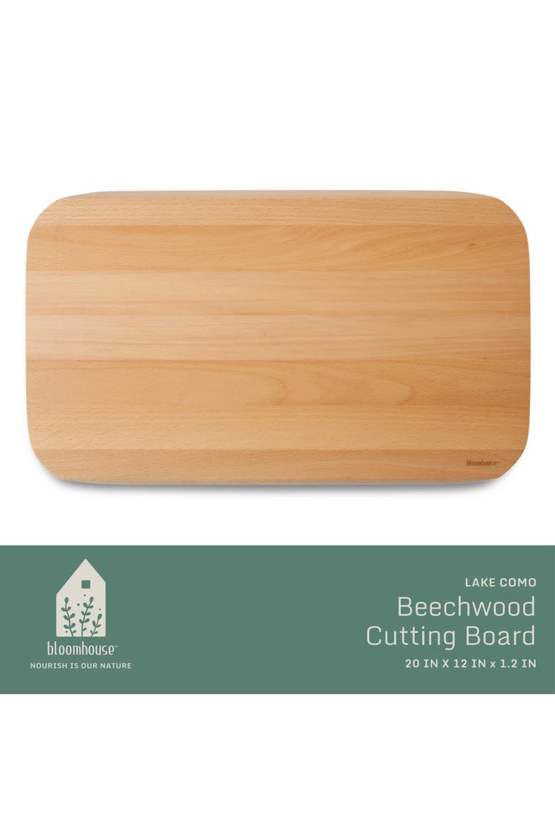 Lake Como Italian Beech Wood Cutting Board, Natural, Alternate, color, Natural Wood