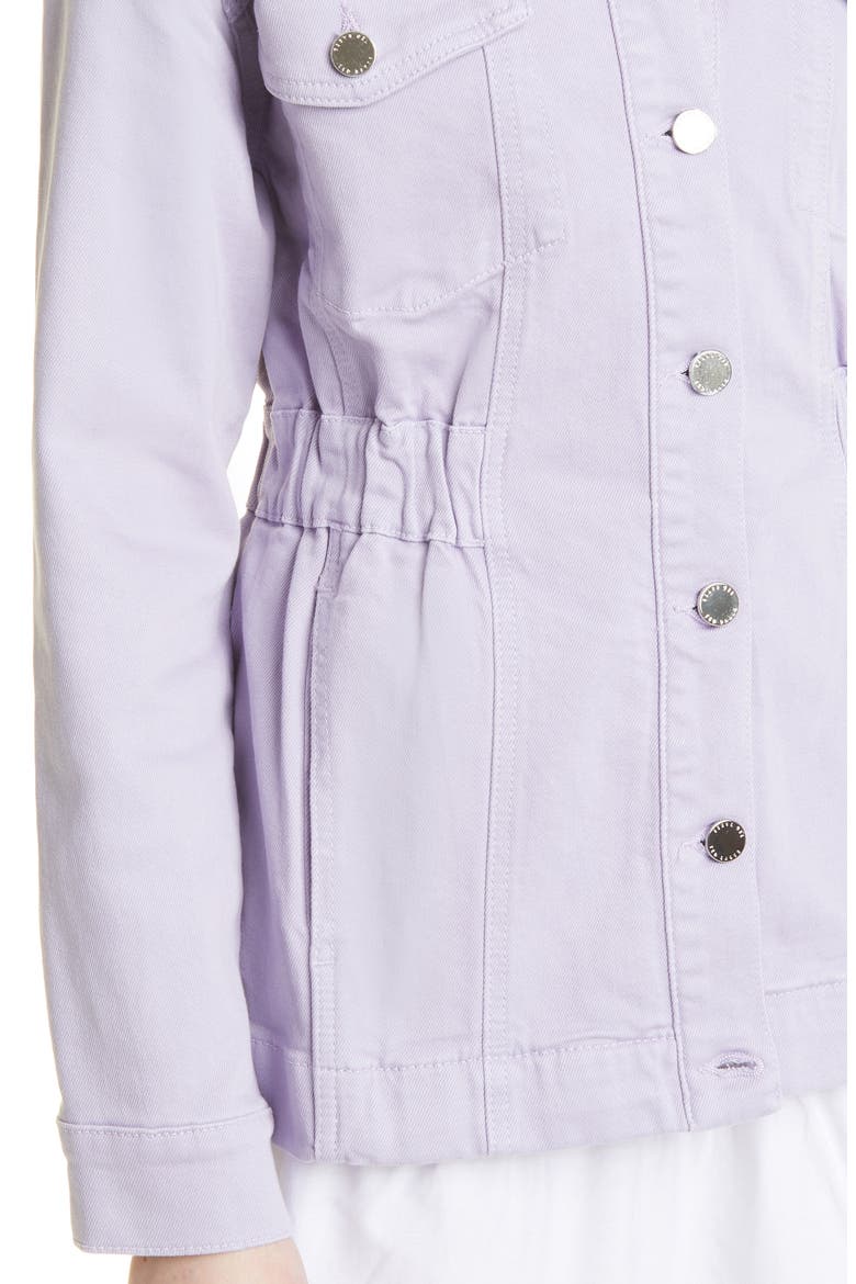 Oversize Denim Jacket, Alternate, color, LILAC