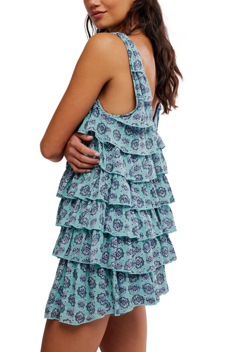 Ruffle Me Up Top & Shorts Set, Alternate, color, SEAGLASS COMBO