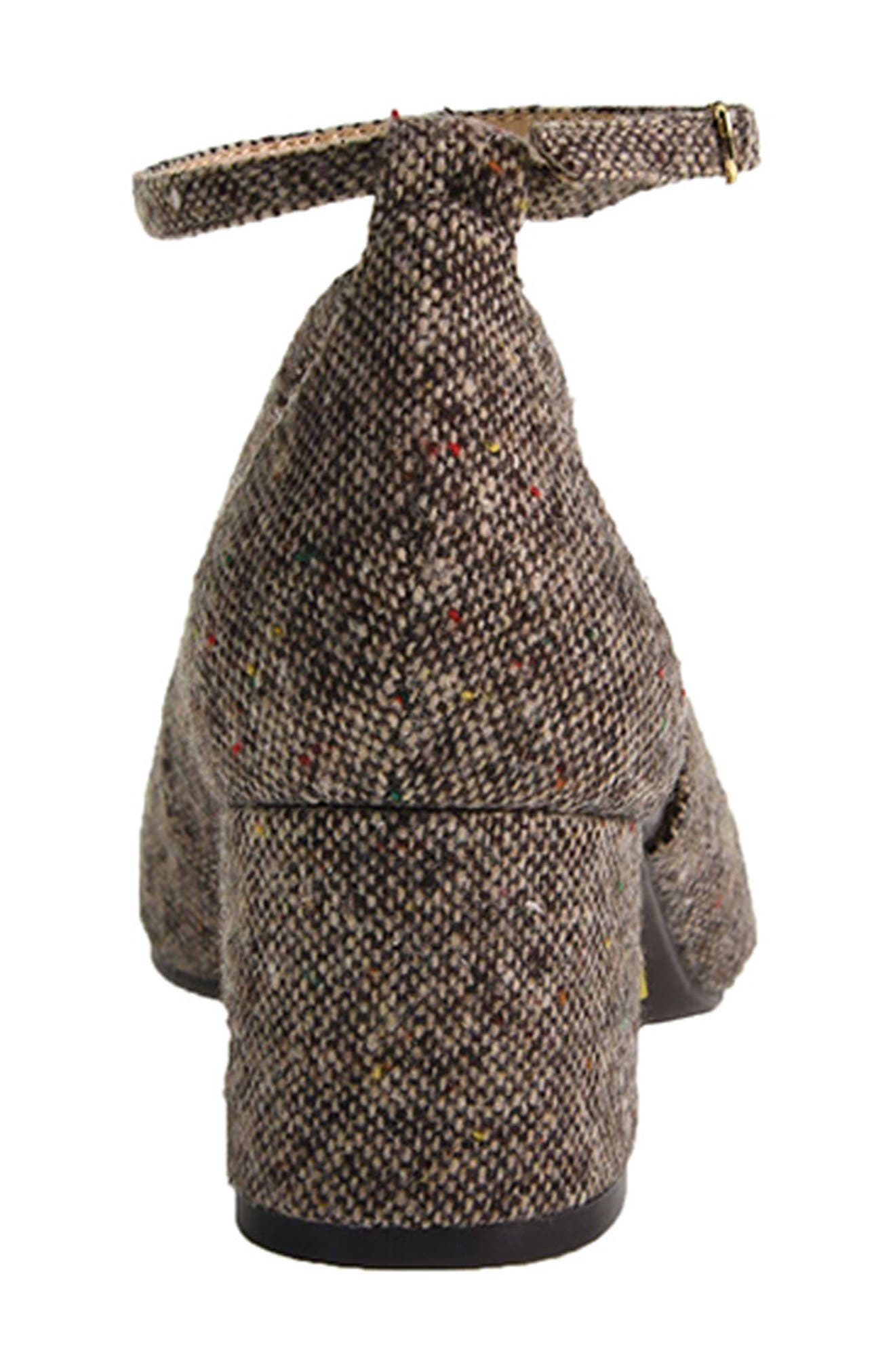 CL BY LAUNDRY Adorable Tweed Ankle Strap Pump, Alternate, color, 