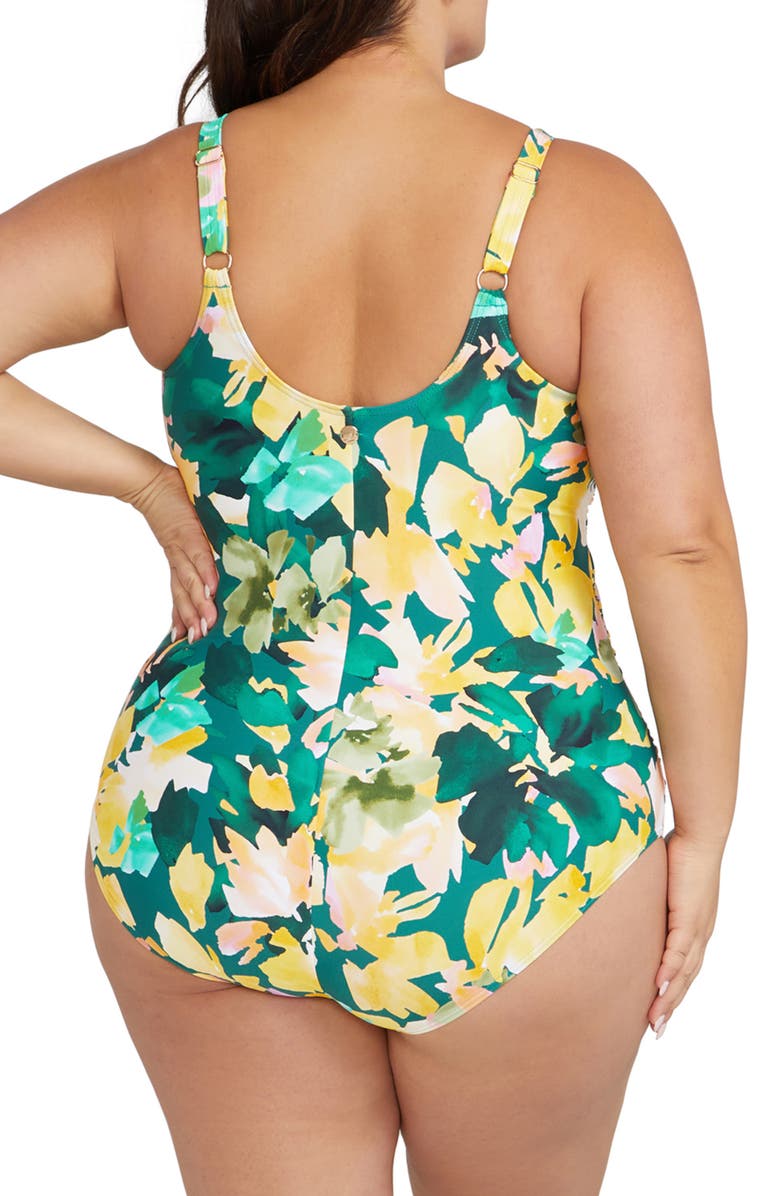 Artesands Delacroix Floral One-Piece Swimsuit, Alternate, color, 
