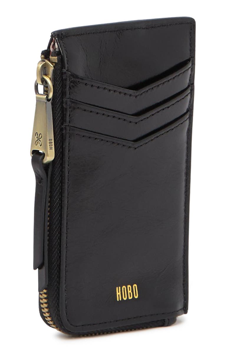 HOBO Kane Zip Around Leather Card Case, Alternate, color, 