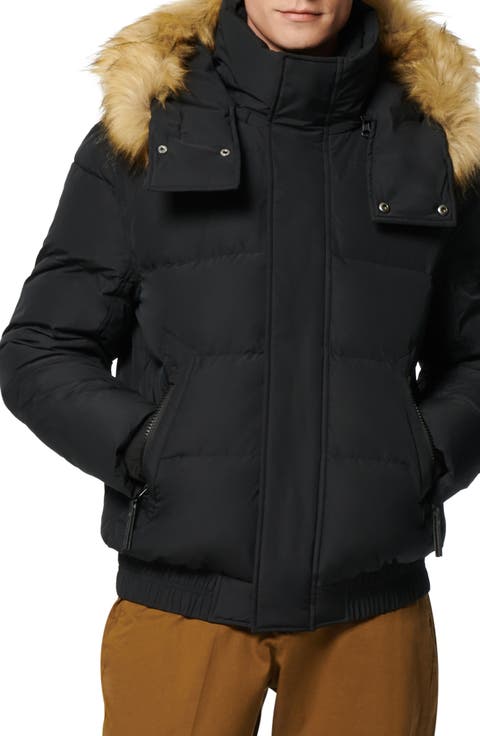Umbra Faux Fur Trim Quilted Jacket