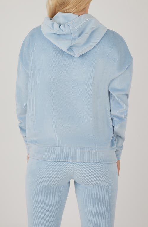 Yogalicious Dreamy Rib Year Round Sweatshirt In Blue Fog