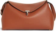 TOTEME T-Lock Leather Clutch