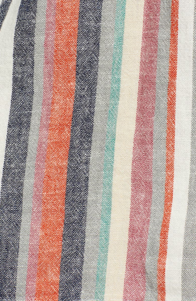 Caslon<sup>®</sup> Patch Pocket Linen Blend Skirt, Alternate, color, 