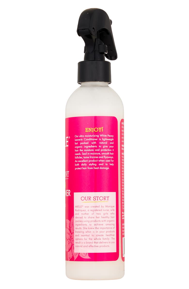MIELLE White Peony Leave-In Conditioner, Alternate, color,