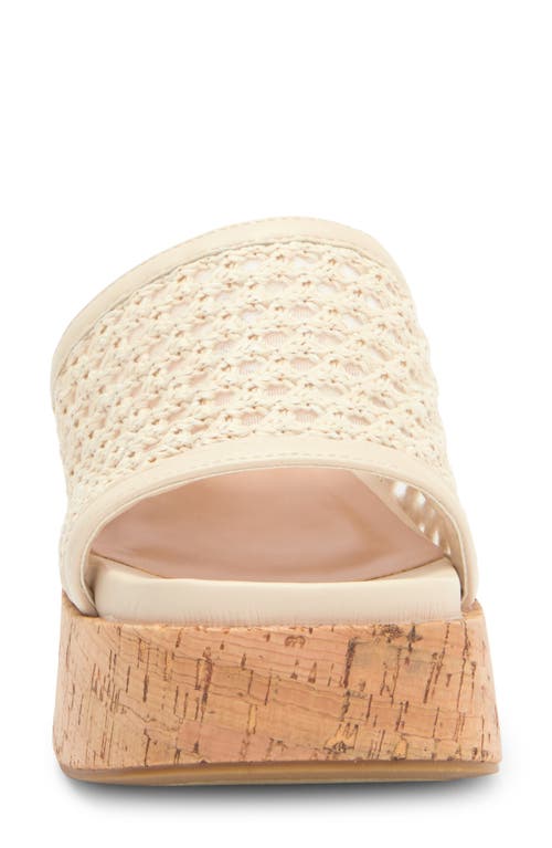 STEVE MADDEN STEVE MADDEN CORAH LATTICED PLATFORM SANDAL 