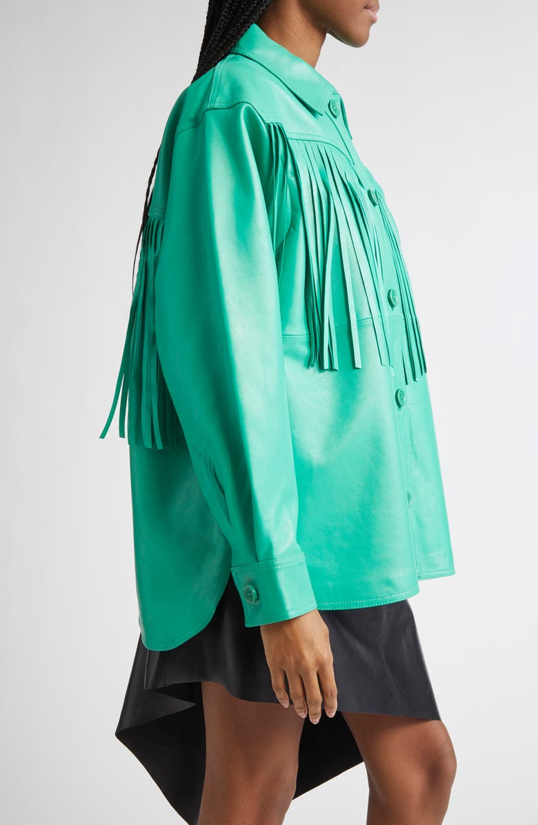 Stand Studio Saskia Fringe Shirt, Alternate, color, 