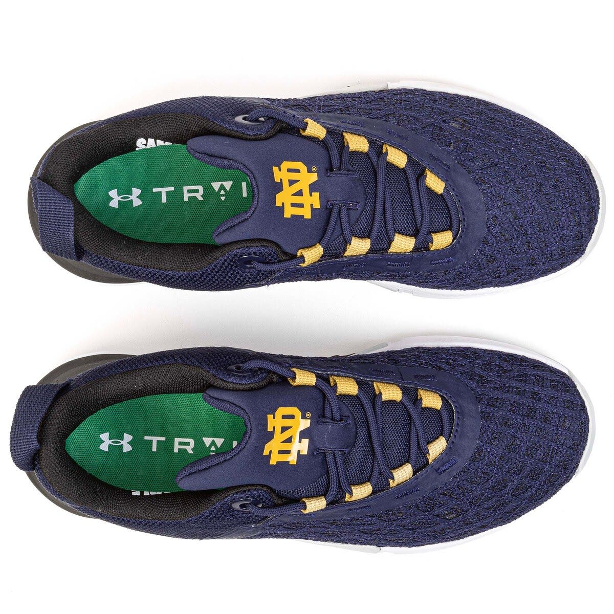 Under Armour Men's Under Armour  Navy Notre Dame Fighting Irish TriBase Reign 5 Training Shoes, Alternate, color, 
